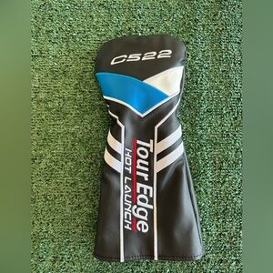 C522 Black & Blue Golf Driver Headcover